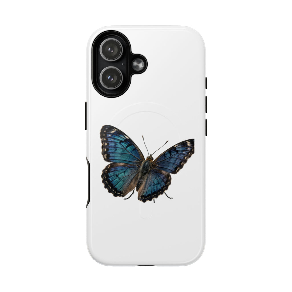 Blue Butterfly Tough Magnetic Phone Case
