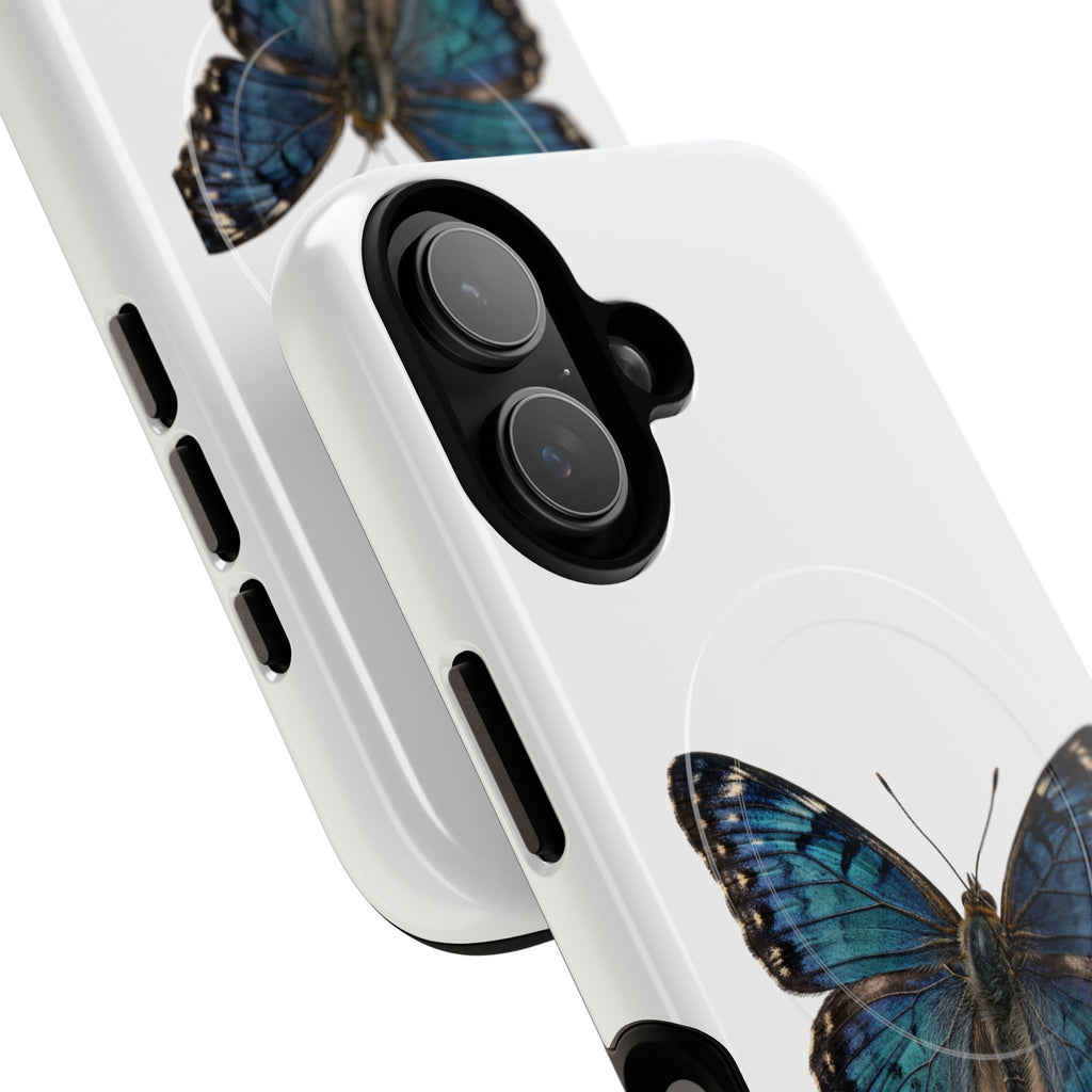Blue Butterfly Tough Magnetic Phone Case