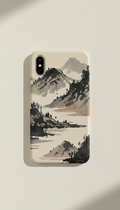Charcoal Brush Zen Phone Case