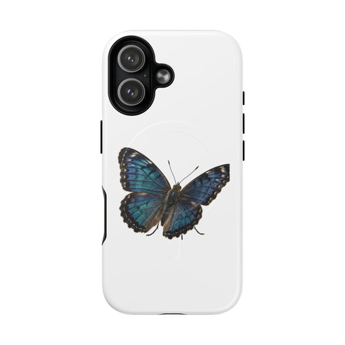 Blue Butterfly Tough Magnetic Phone Case