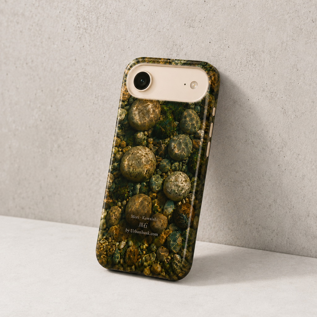 Mori 森 · Kawaishi 川石 (River Stone) for iPhone 17, Pro, Pro Max, Air