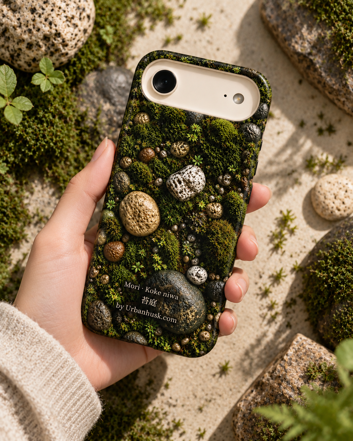 Mori 森 · Koke Niwa 苔庭 (Moss Garden) for iPhone 17, Pro, Pro Max, Air