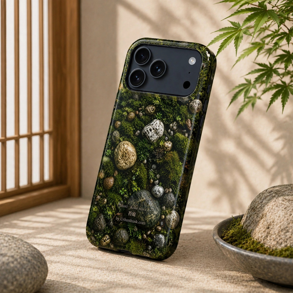 Mori 森 · Koke Niwa 苔庭 (Moss Garden) for iPhone 17, Pro, Pro Max, Air