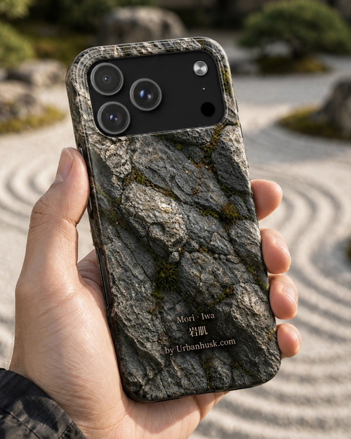 Mori 森 · Iwa 岩肌 (Weathered Stone) for iPhone 17 Pro