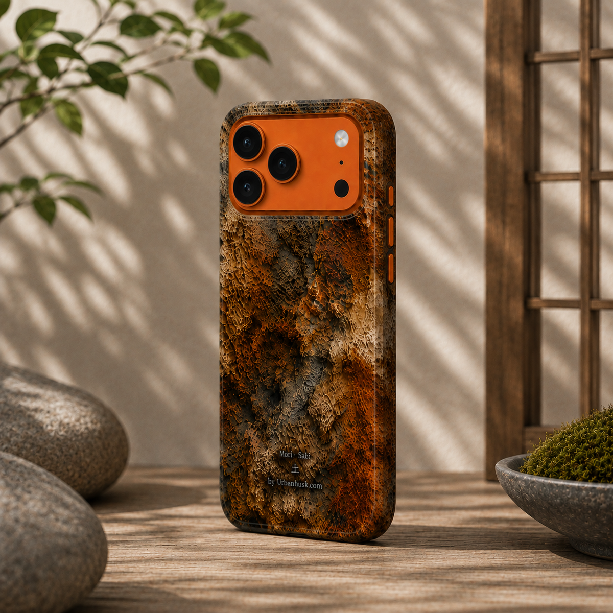 Mori 森 · SABI 土 (Earth & Rust) for iPhone 17, Pro, Pro Max, Air