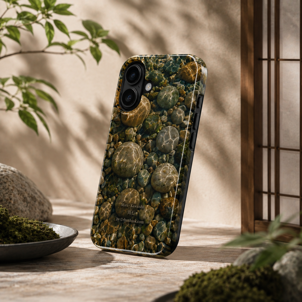 Mori 森 · Kawaishi 川石 (River Stone) for iPhone 17, Pro, Pro Max, Air